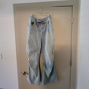 Free People size L Modern Love Pull On Jeans NEW